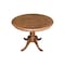 International Concepts Round 36 in Round Top Pedestal Table, 29.1 in Height, Distressed Oak, 36 W, 36 L, 29.1 in H, Wood K42-36RT - alternate 4